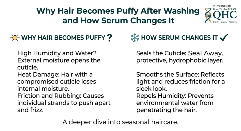 Why Hair Becomes Puffy After Washing